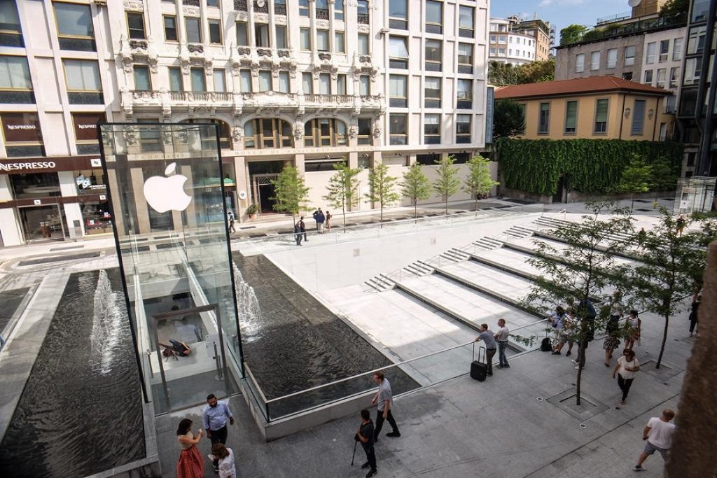 fontana dell'Apple Stor
