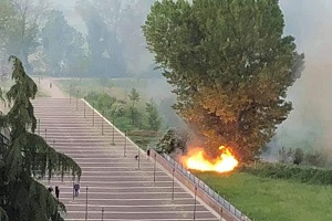 Incendio al parco Ticinello. Forza Italia possibile dolo 3