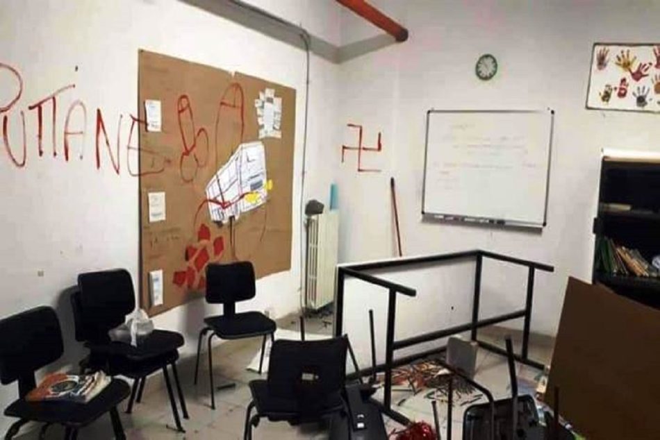 devastata scuola