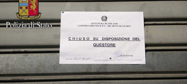 sette negozi Licenza sospesa via Tavazzano sale scommesse sala slot Sparatoria trattoria compro oro centro scommesse comasina sospesa licenza