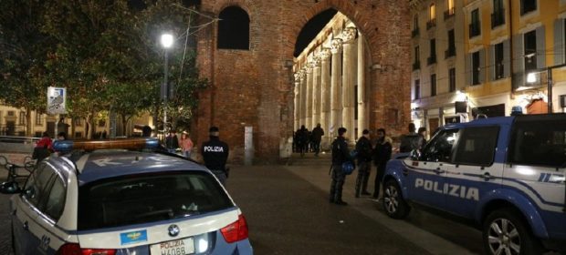 colonne di san lorenzo polizia