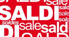 Domani partono i saldi saldi