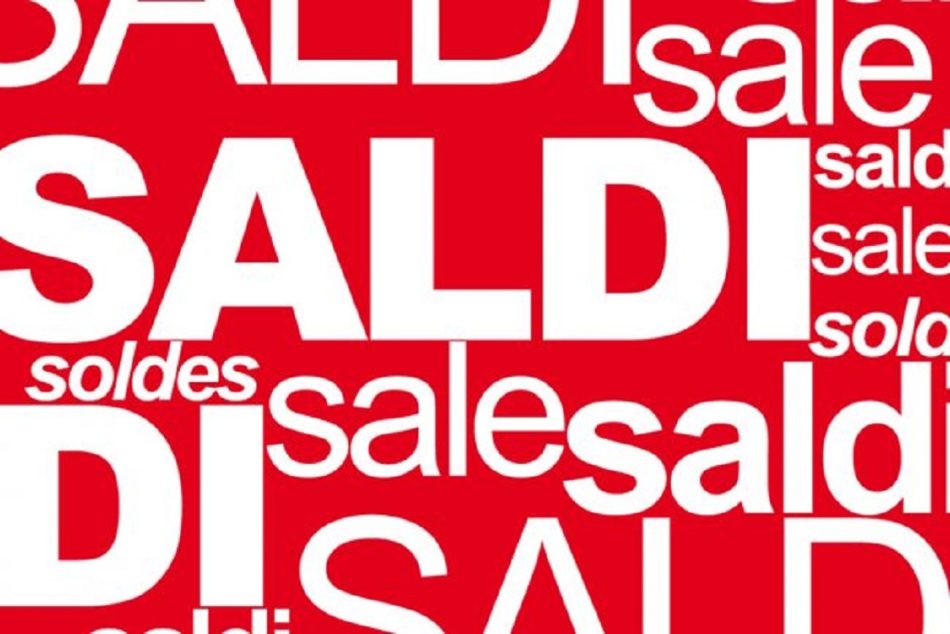 Domani partono i saldi saldi