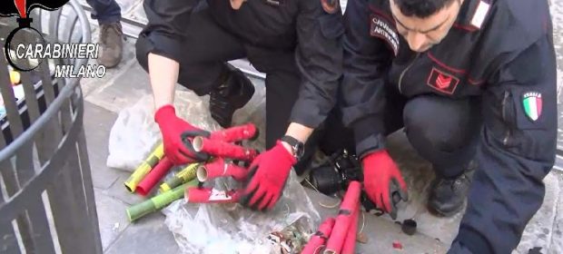 allarme bomba carabinieri artificeri