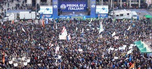 manifestazione della Lega