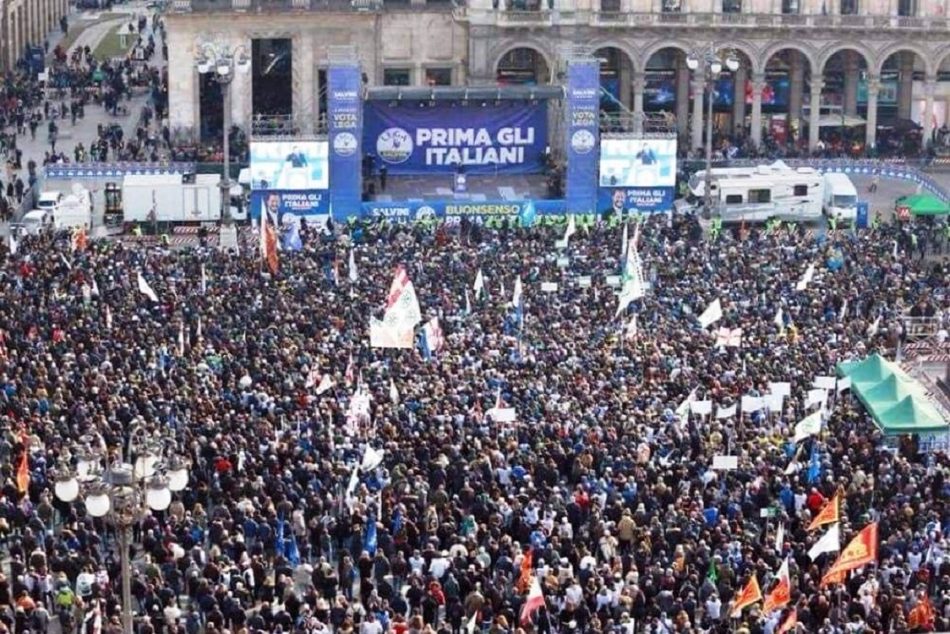 manifestazione della Lega