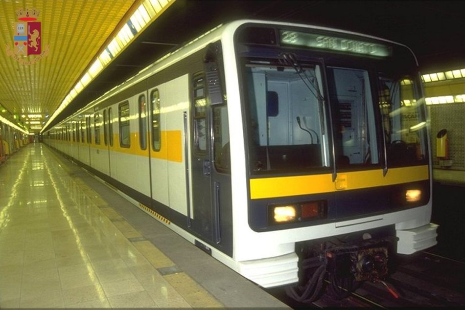 borseggiatrici mm metropolitana gialla