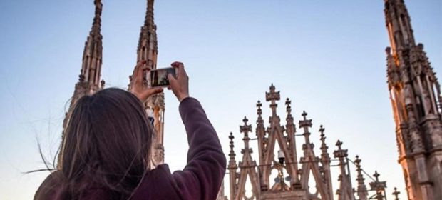 turisti a Milano