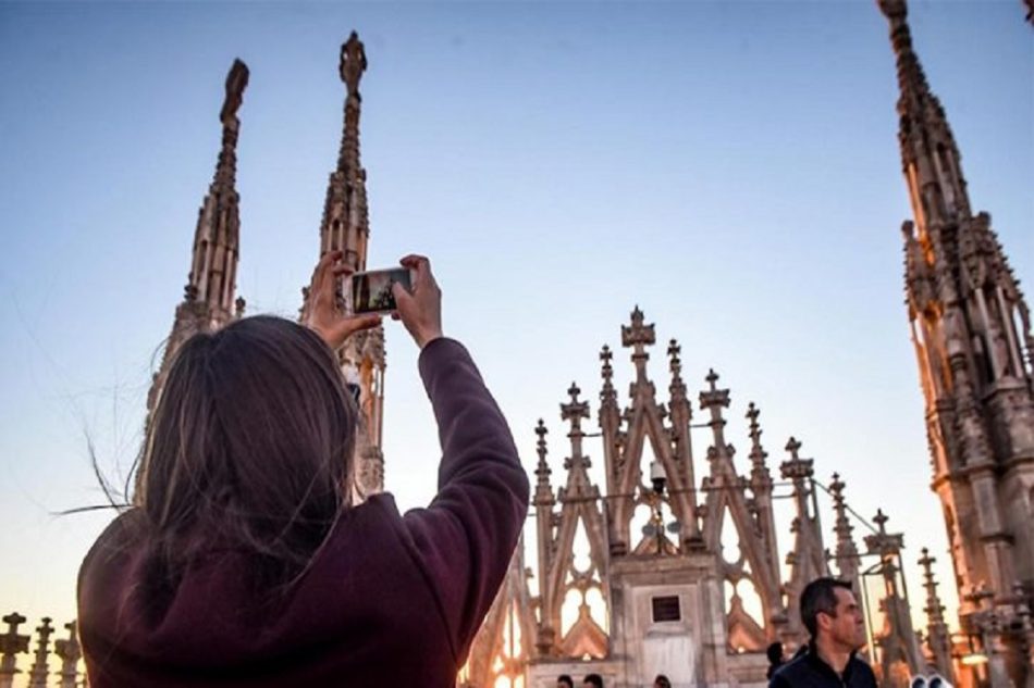 turisti a Milano
