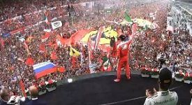 Charles Leclerc trionfa nel Gp d'Italia