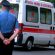 ambulanza caduta da quinto piano