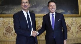 Il Premier Conte a spasso per Milano