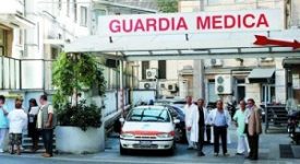 guardia medica in visita con i taxi
