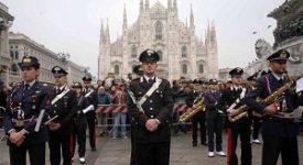 Forze armate in piazza Duomo