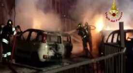 Incendio doloso in sede MM