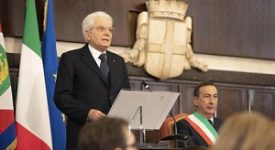 Mattarella in Consiglio Comunale
