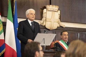 Mattarella in Consiglio Comunale