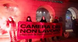 Sardone: inqualificabile imbrattare un albero di Natale