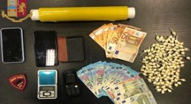 Egiziano arrestato per detenzione e spaccio di cocaina