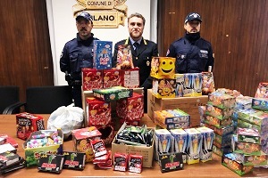 sequestrati 100 Kg di fuochi d’artificio