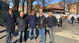 Sopralluogo di Fratelli d'Italia al Pane Quotidiano di viale Monza