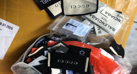Sequestrati oltre mille capi d'abbigliamento contraffatti