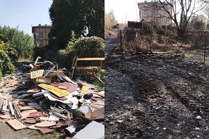 Ripulita la discarica abusiva di Ponte Lambro