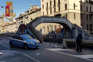 Nuove perquisizioni in via Gola Controlli di Polizia e sgomberi in via Gola