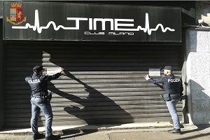 Sospesa la licenza alla discoteca Time Club Milano