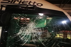 Assalto a un tram in via Solari