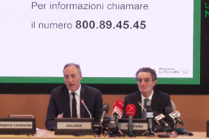 Gli aggiornamenti sull'epidemia dall'Assessore Gallera