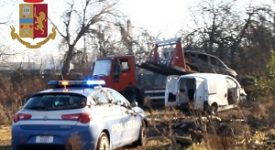 La Polizia bonifica un’area agricola a Muggiano