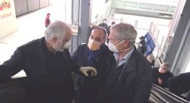Sopralluogo in Fiera. Fontana: l'ospedale si farà