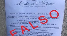 Attenzione a falso volantino intestato al Ministero dell’Interno
