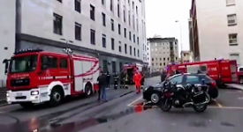 Incendio al Palazzo di Giustizia