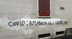 covid corvetto scritta