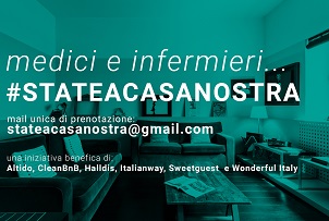 StateACasaNostra, iniziativa portata avanti da Italianway e altre 5 grandi aziende italiane dell'extra alberghiero