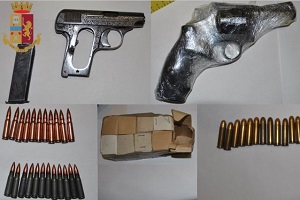 Un arresto per spaccio e detenzione d'armi