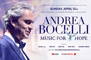La domenica di Pasqua il Duomo ospiterà Andrea Bocelli