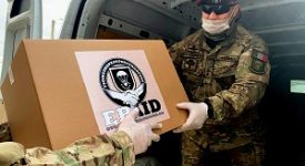 Arrivano anche a Milano gli aiuti dell'European Paratroopers Association