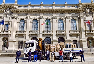 foto polimi mascherine città metropolitana
