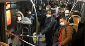 In 30 su un autobus si rifiutano di rispettare i divieti