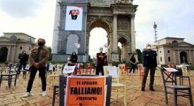 Protesta dei ristoratori sanzionata dalla Polizia, il centrodestra li difende