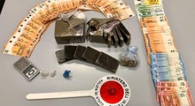 Arrestato pusher in fuga su un monopattino
