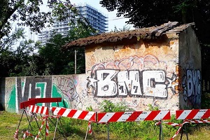 Arrestato mentre imbratta Villa Litta