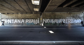 Identificati e indagati sei antagonisti di CARC e ZAM per le scritte contro Fontana