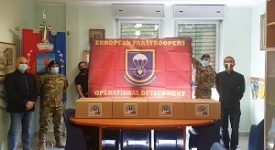 Continua la distribuzione di DPI dell'European Paratroopers Association