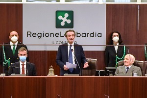 Discorso di Fontana per i 50 anni di Regione Lombardia