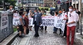 Nuova manifestazione dei residenti di piazzale Loreto