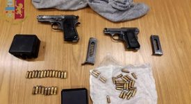 Giambellino, sequestrate armi e munizioni in una cantina